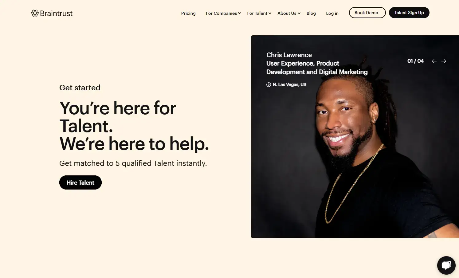 Braintrust website
